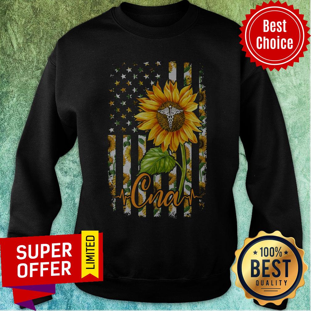 Official Sunflower Proud Cna Shirt - Image 2