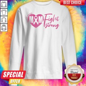 Alternative view of Premium Breast Cancer M&M Fight Strong Shirt