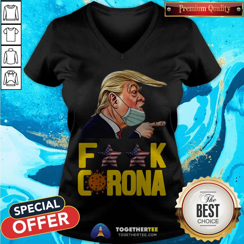 Official Donald Trump Fuck Corona Shirt - Image 2