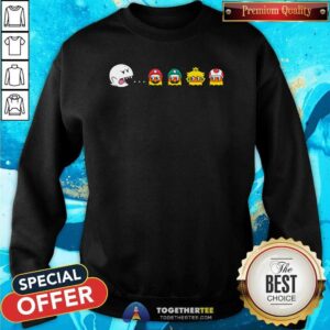 Alternative view of Nice Super Mario Pac-Boo Pacman T-Shirt