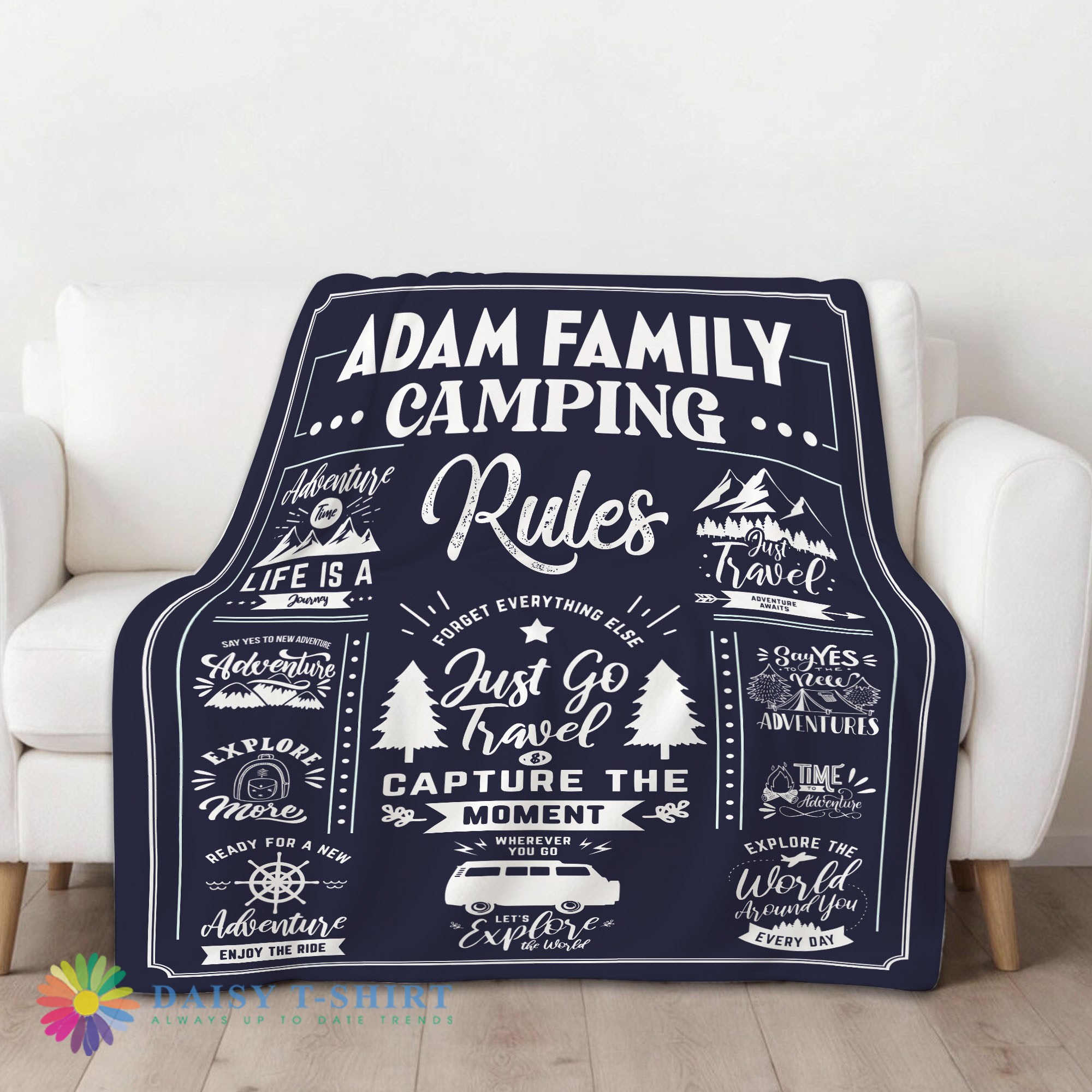 Perfect Awesome Family Camping Rulers Capture The Moment Blanket Fleece Customized Blanket - Image 2