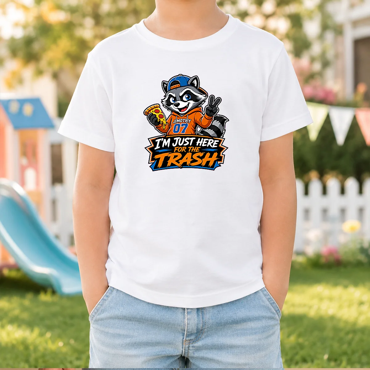 Awesome Jimothy Viral Raccoon Funny Trash Panda Mascot Shirt - Image 8