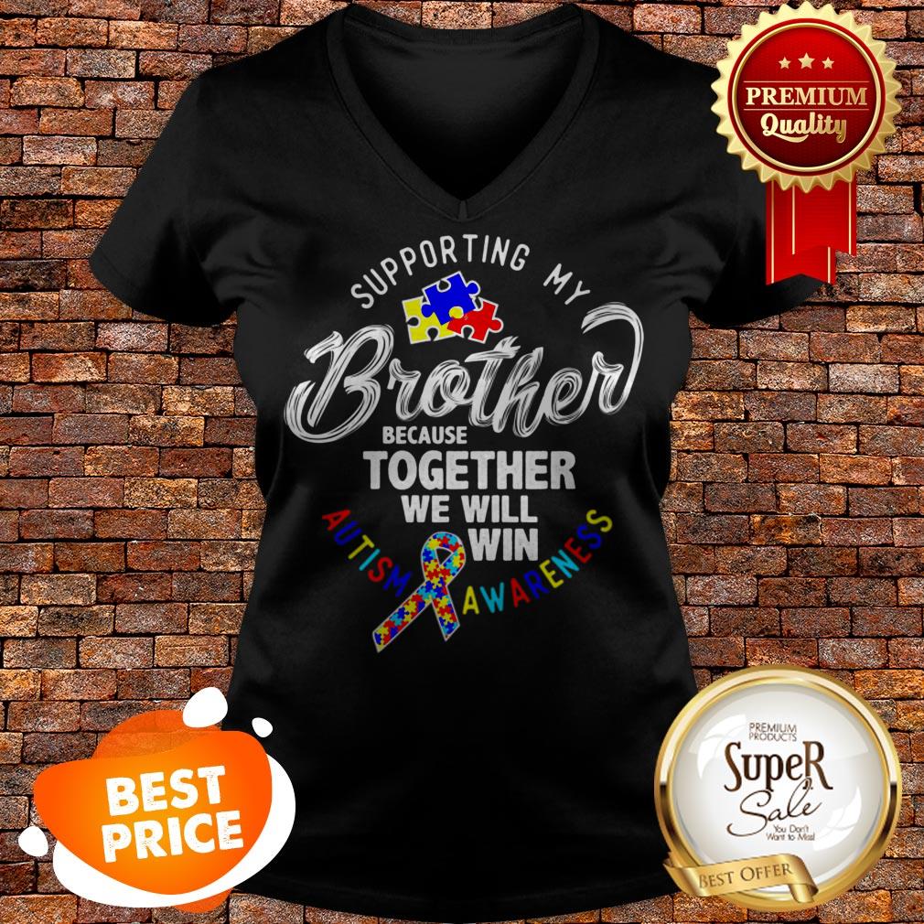 Nice Autism Awareness Supporting My Brother Shirt - Image 5