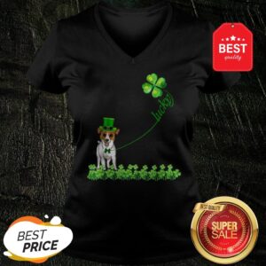 Good Lucky Saint Jack Russell Terrier Dog Shamrock St Patrick Day Shirt