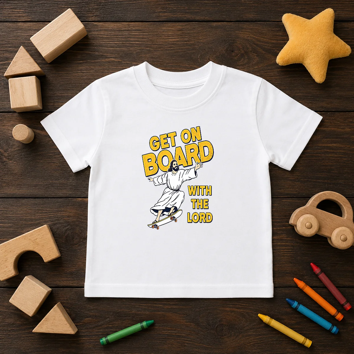 Hot Get On Board With The Lord Skateboarding Shirt - Image 9