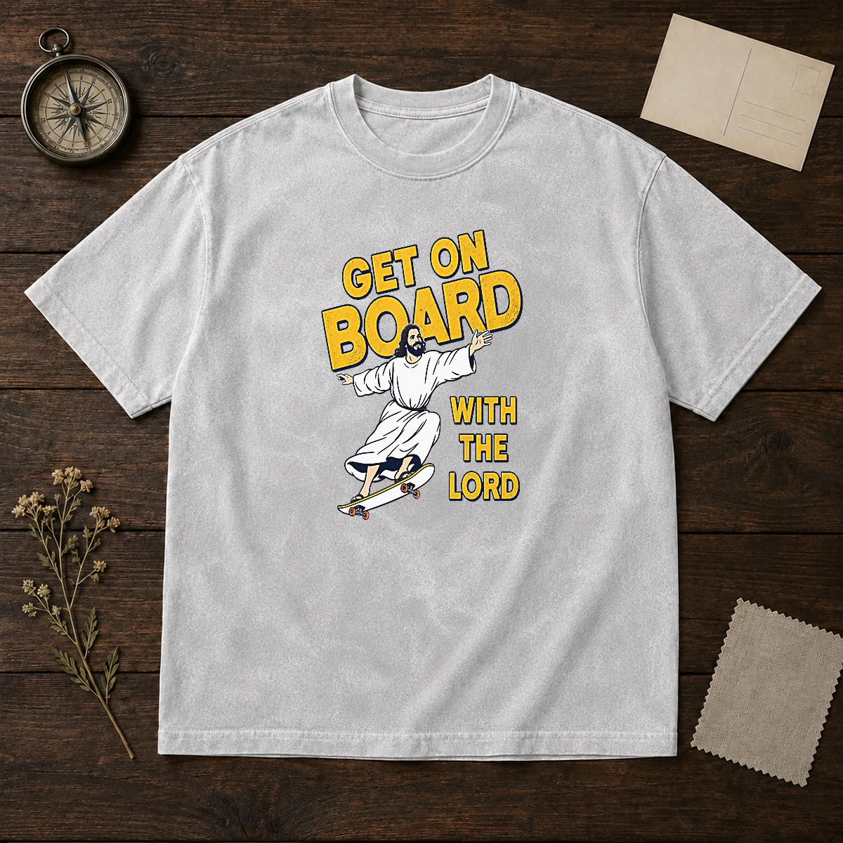 Hot Get On Board With The Lord Skateboarding Shirt - Image 8