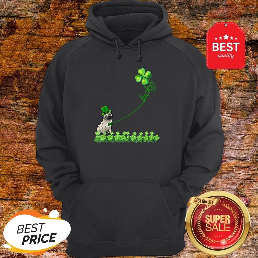 Lucky Saint Puggle Dog Shamrock St Patrick Day Shirt - Image 5