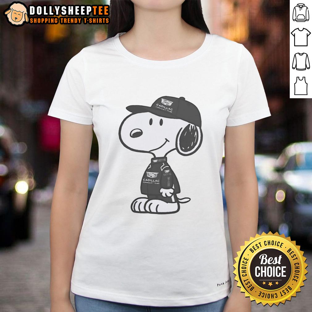 Top Peanuts X Cadillac Formula 1 T-Shirt - Image 3
