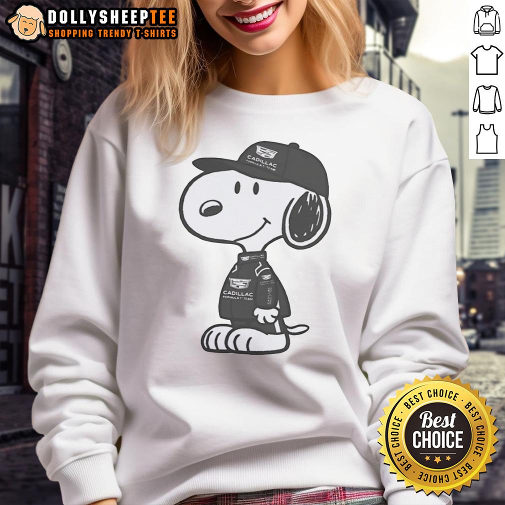 Top Peanuts X Cadillac Formula 1 T-Shirt - Image 5