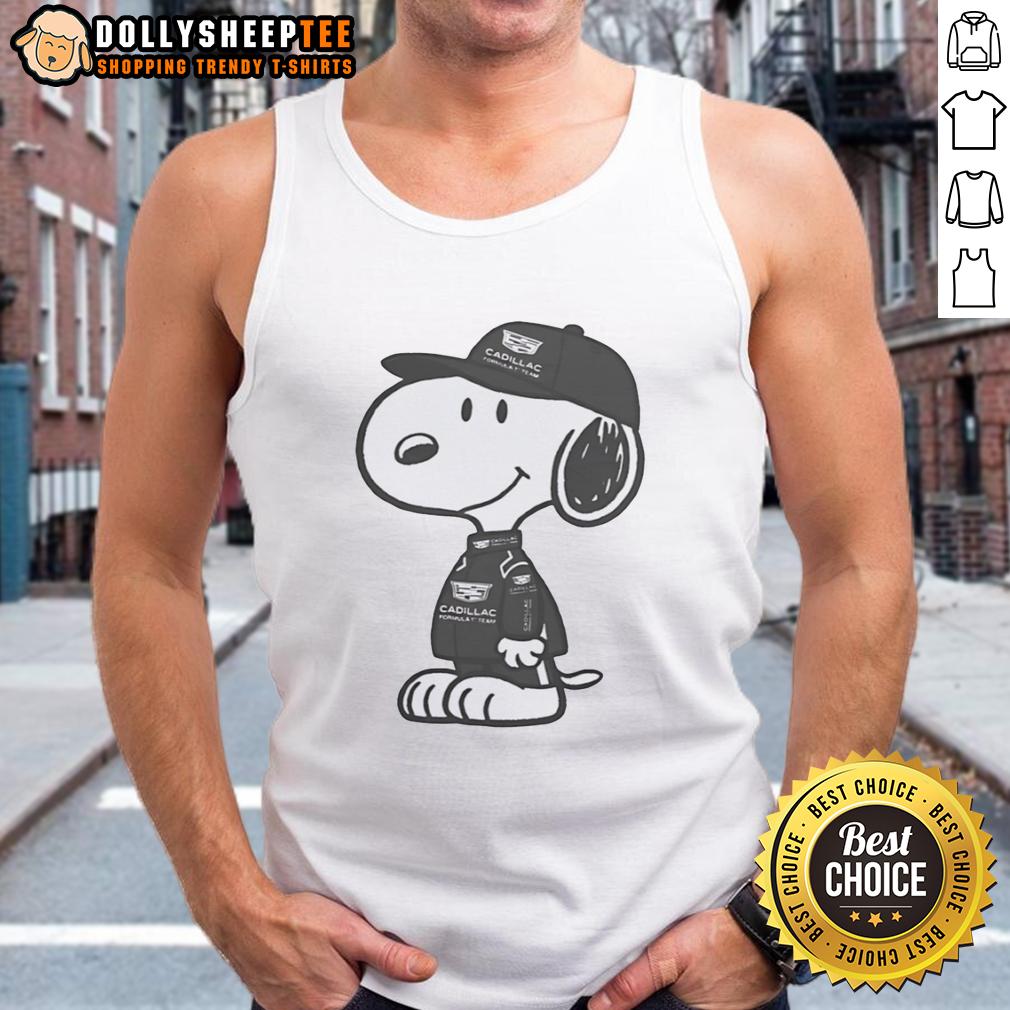 Top Peanuts X Cadillac Formula 1 T-Shirt - Image 4