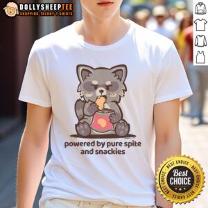 Top Powered By Pure Spite And Snackies T-Shirt