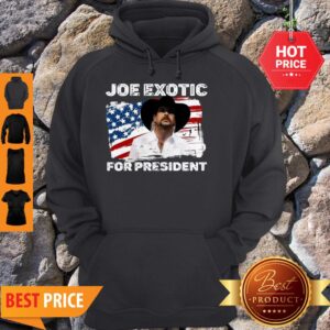 Alternative view of Joe Exotic For President 2020 American Flag Tiger King Shirt