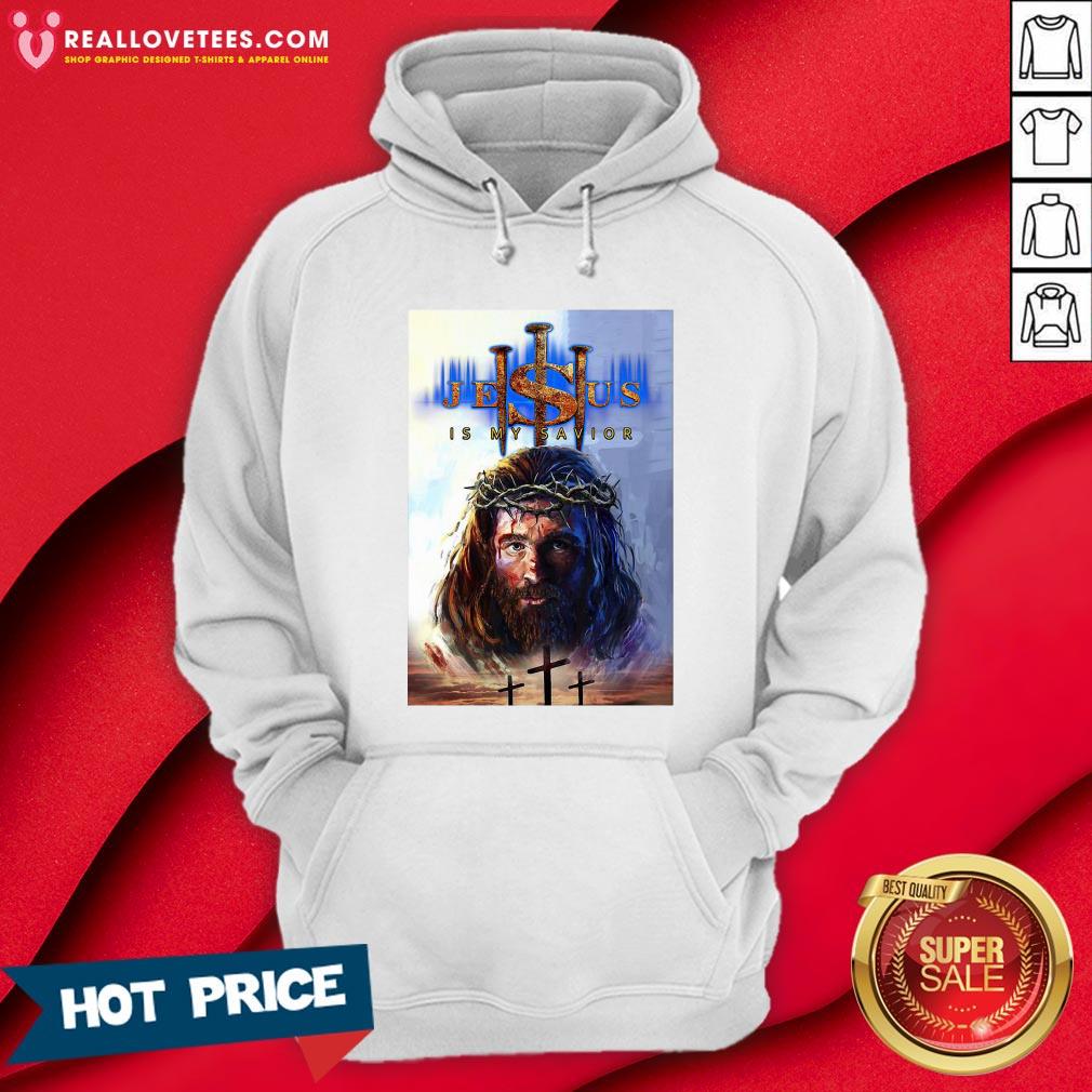 Love Crown Thorns Jesus Is My Savior Shirt - Image 4