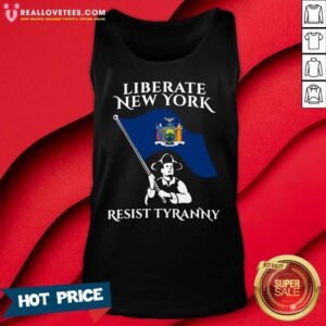 Alternative view of Premium Liberate New York Resist Tyranny Shirt