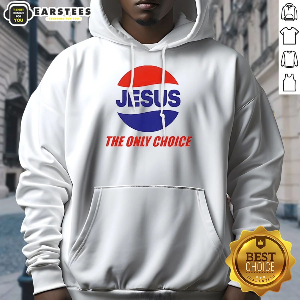 Pretty Jesus The Only Choice Pepsi Logo Christian Shirt - Image 3