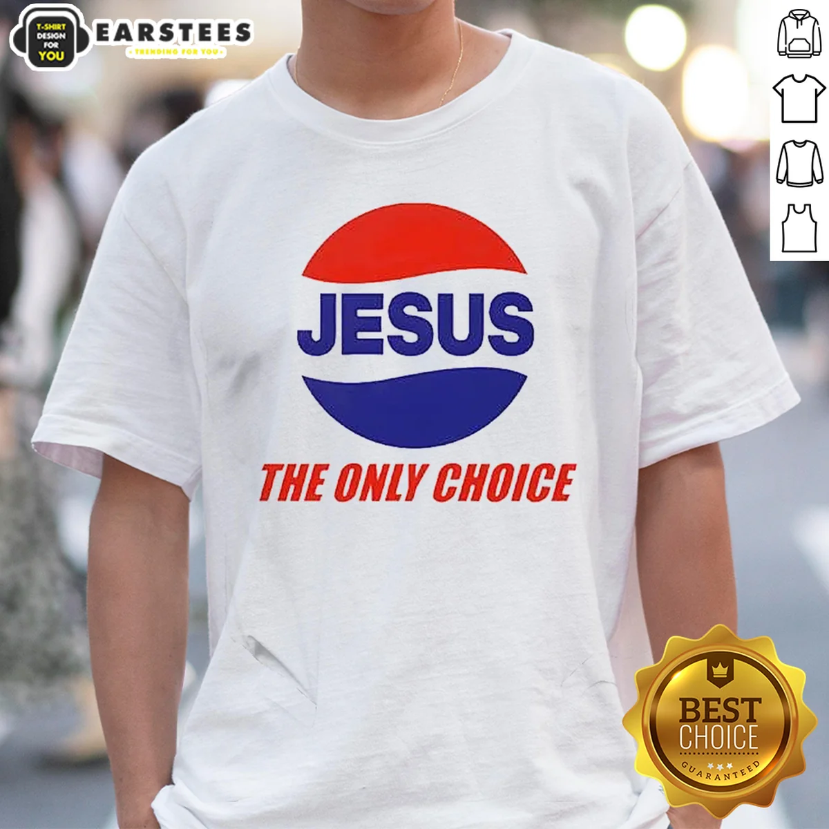 Pretty Jesus The Only Choice Pepsi Logo Christian Shirt