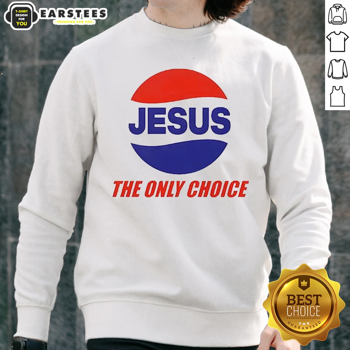 Pretty Jesus The Only Choice Pepsi Logo Christian Shirt - Image 4
