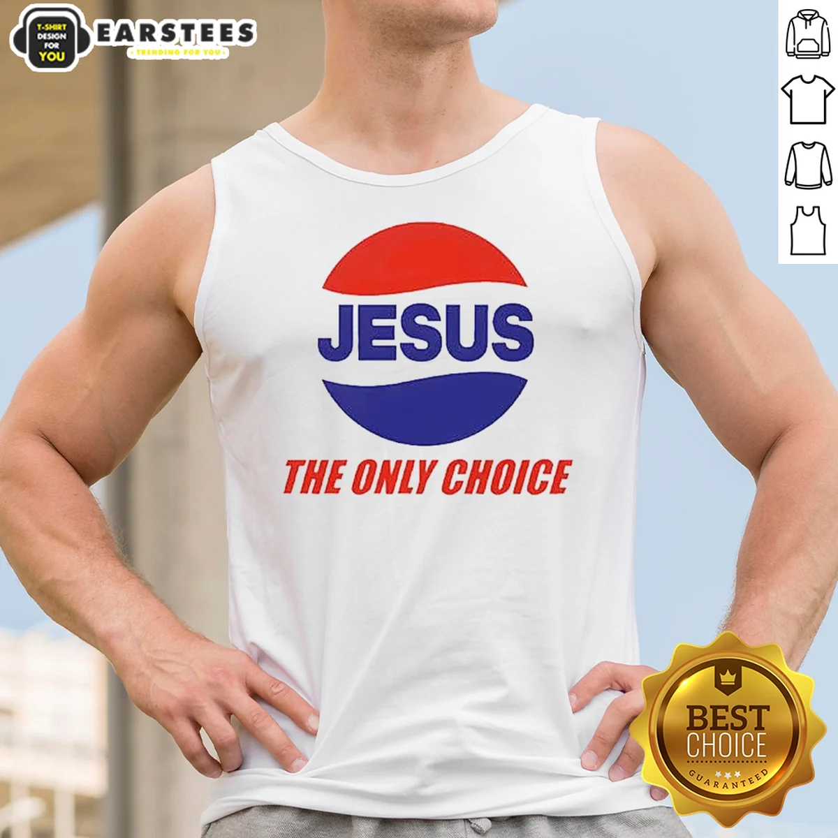Pretty Jesus The Only Choice Pepsi Logo Christian Shirt - Image 5