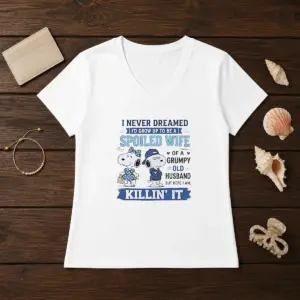 Alternative view of Pretty Snoopy Spoiled Wife Of A Grumpy Old Husband Killin It Shirt