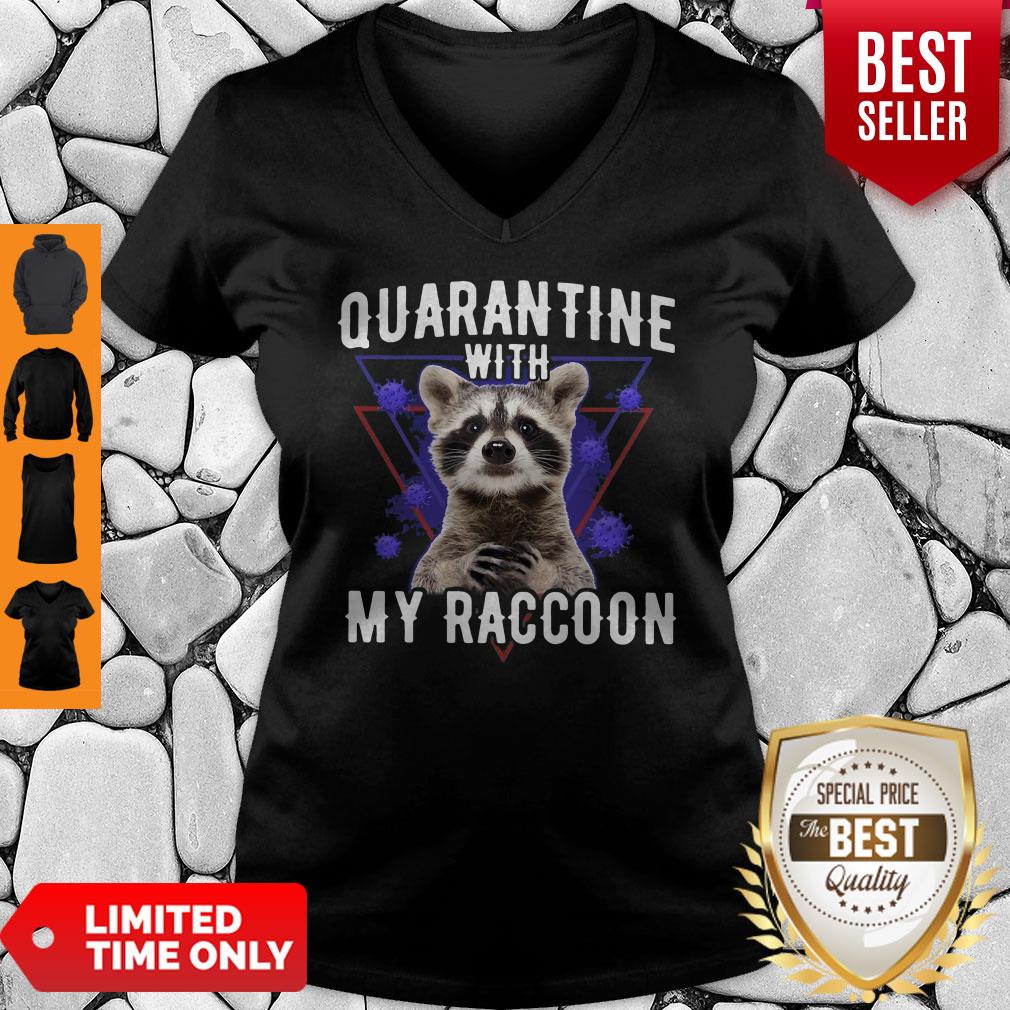 Official Quarantine With My Raccoon Shirt - Image 3