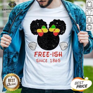 Disney Minnie Mouse Black Free-ish Since 1865 Shirt