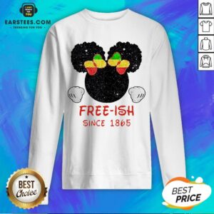 Alternative view of Disney Minnie Mouse Black Free-ish Since 1865 Shirt