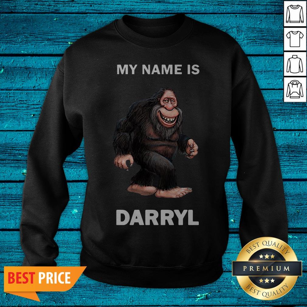 Awesome Bigfoot My Name Is Darryl Shirt - Image 2