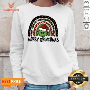 Alternative view of Funny Pink Plush Boutique Merry Grinchmas Shirt