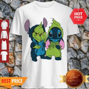 Premium The Grinch And Stitch Costume Swap Shirt