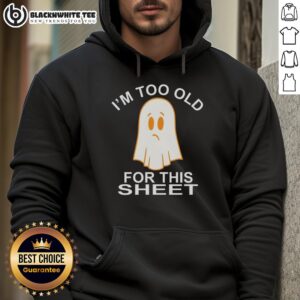 Alternative view of Awesome Ghost I'm Too Old For This Sheet T-Shirt