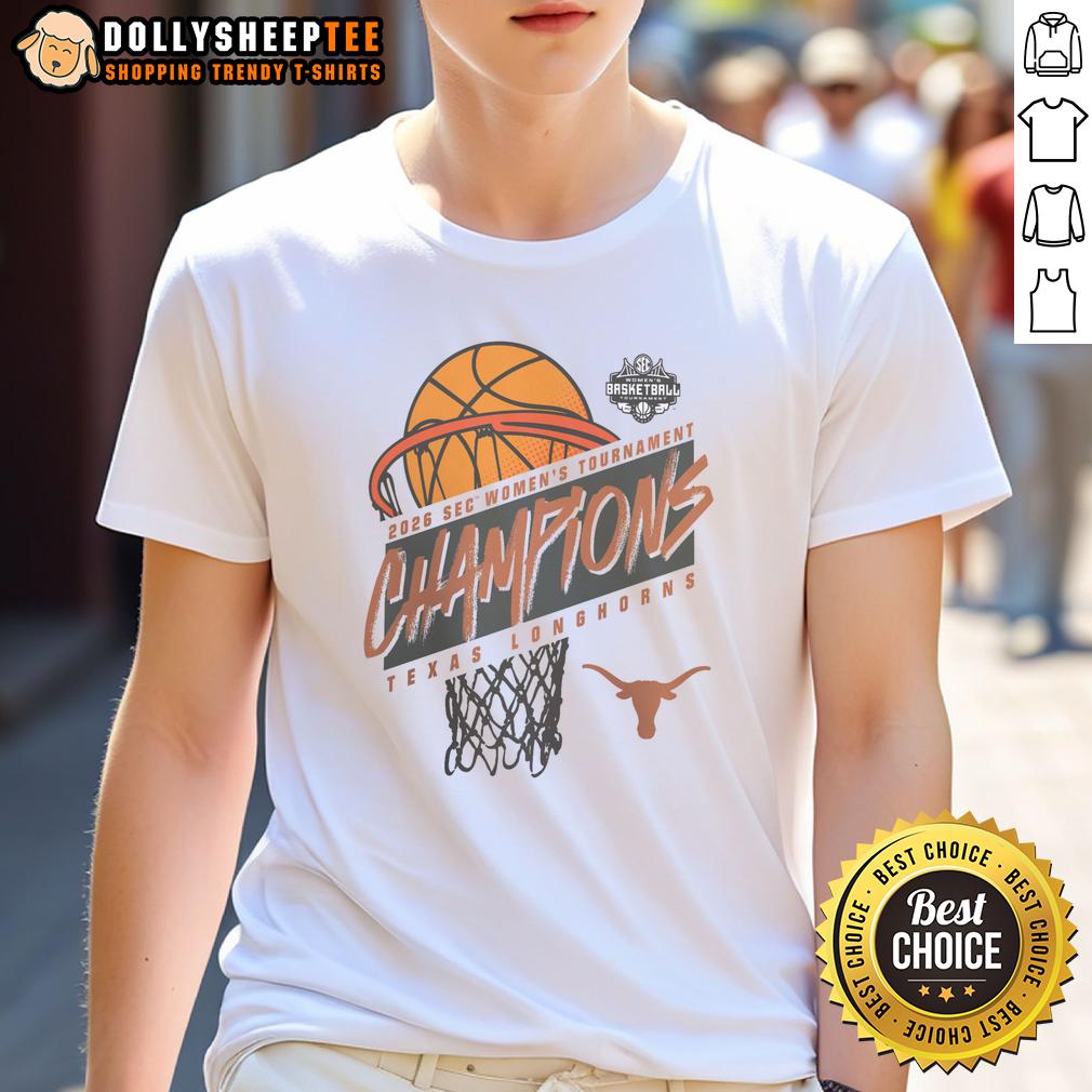 Hot Texas Longhorns 2026 SEC Women's Basketball Tournament Champions T-Shirt