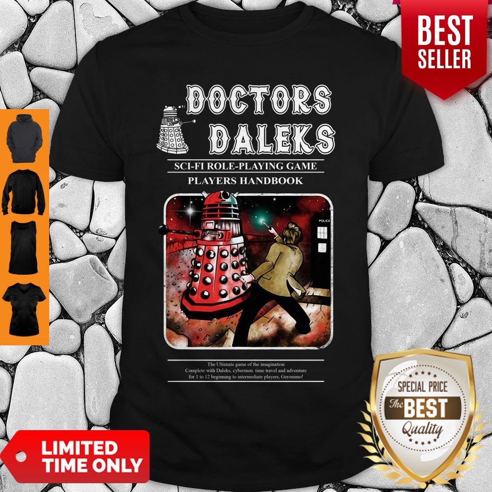 Good Doctors Dalers Sci-fi Role-Playing Game Players Handbook Shirt
