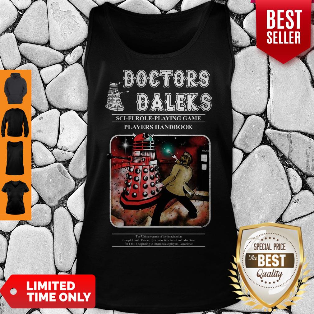 Good Doctors Dalers Sci-fi Role-Playing Game Players Handbook Shirt - Image 4
