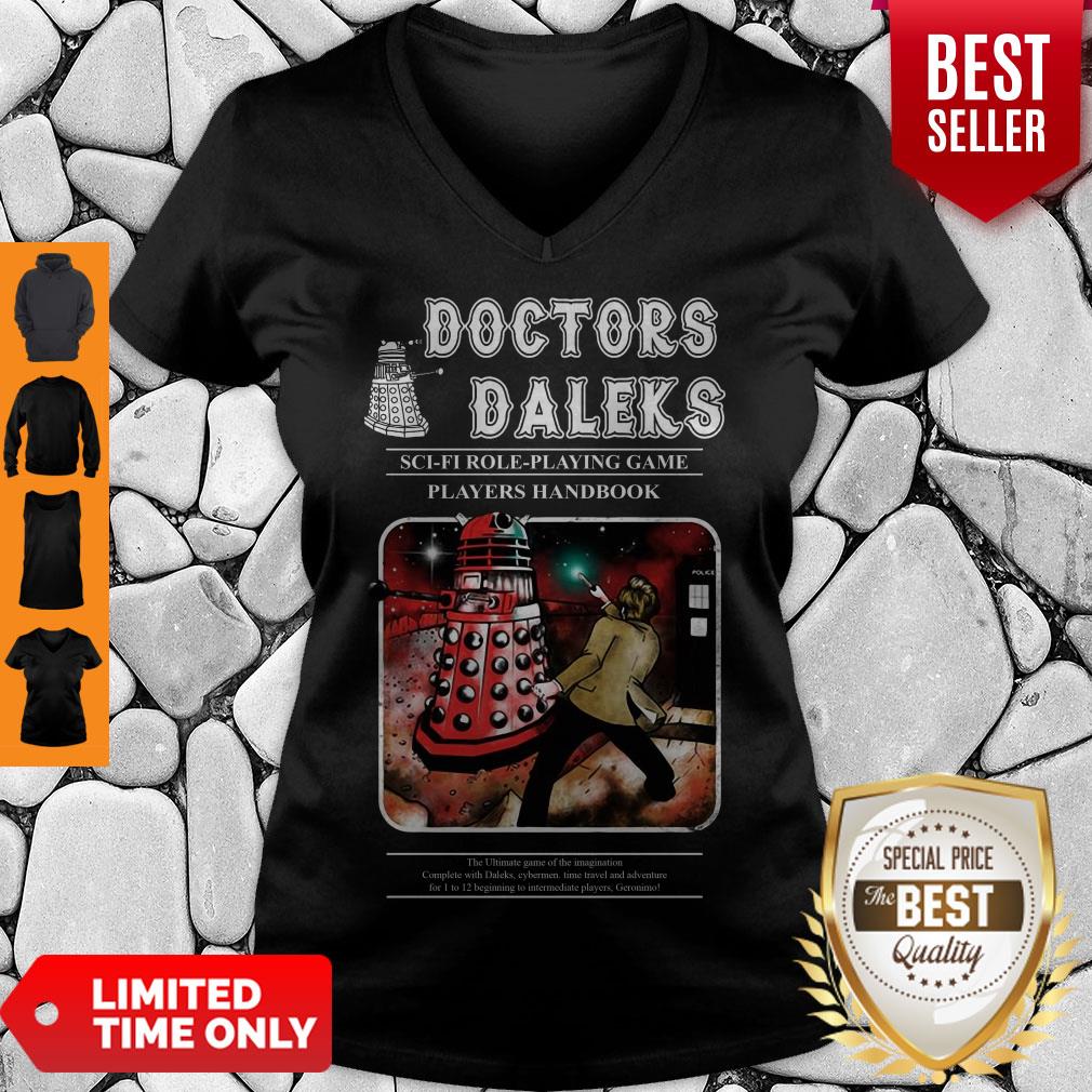 Good Doctors Dalers Sci-fi Role-Playing Game Players Handbook Shirt - Image 5