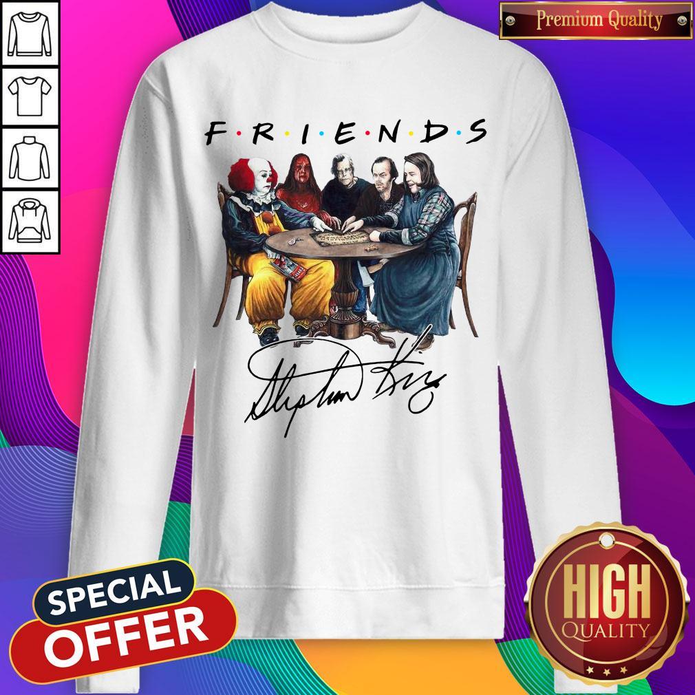 Stephen King Is Still Underrated Friends Signature Halloween Shirt - Image 4