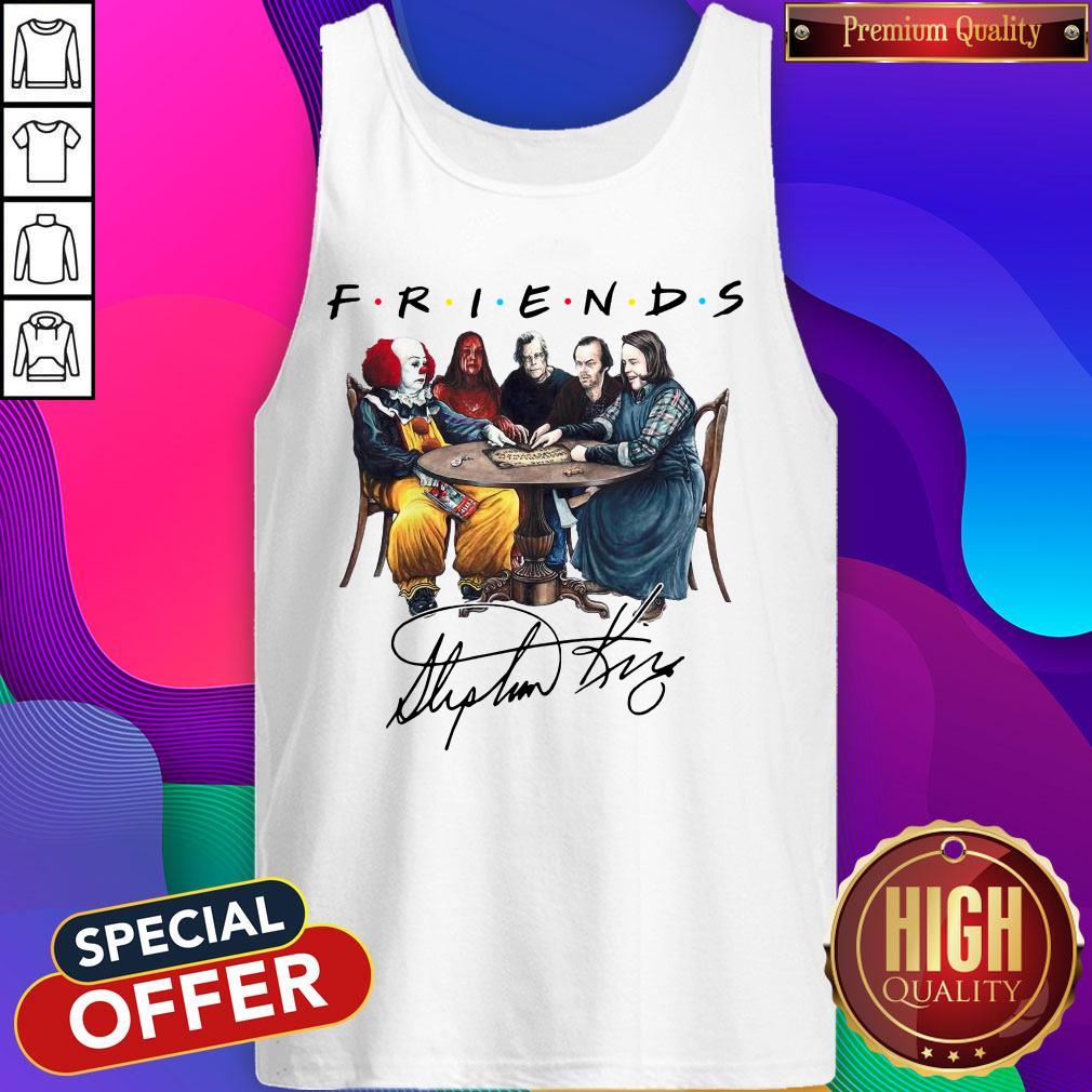 Stephen King Is Still Underrated Friends Signature Halloween Shirt - Image 3
