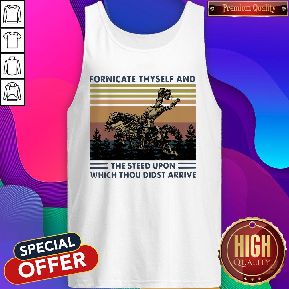 Fornicate Thyself And The Steed Upon Which Thou Didst Arrive Shirt - Image 4