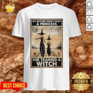 Hot Witch My Mother Didn’t Raise A Princess She Trained A Witch Poster Shirt