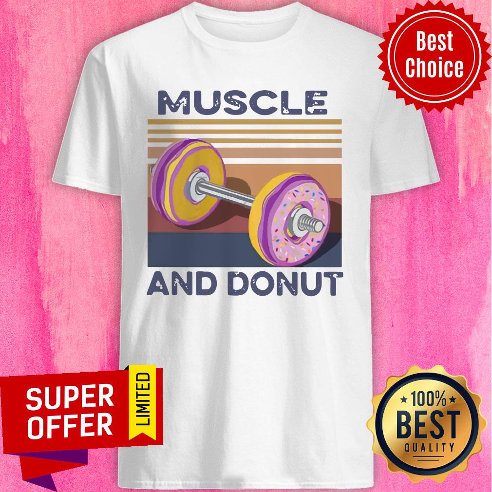 Official Muscle And Donut Vintage Shirt