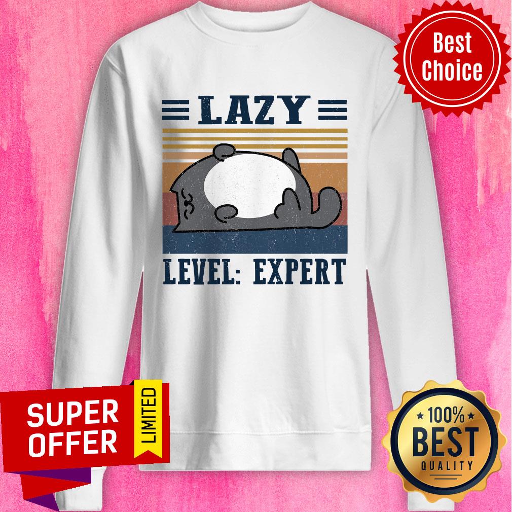 Premium Lazy Level Expert Vintage Shirt - Image 2