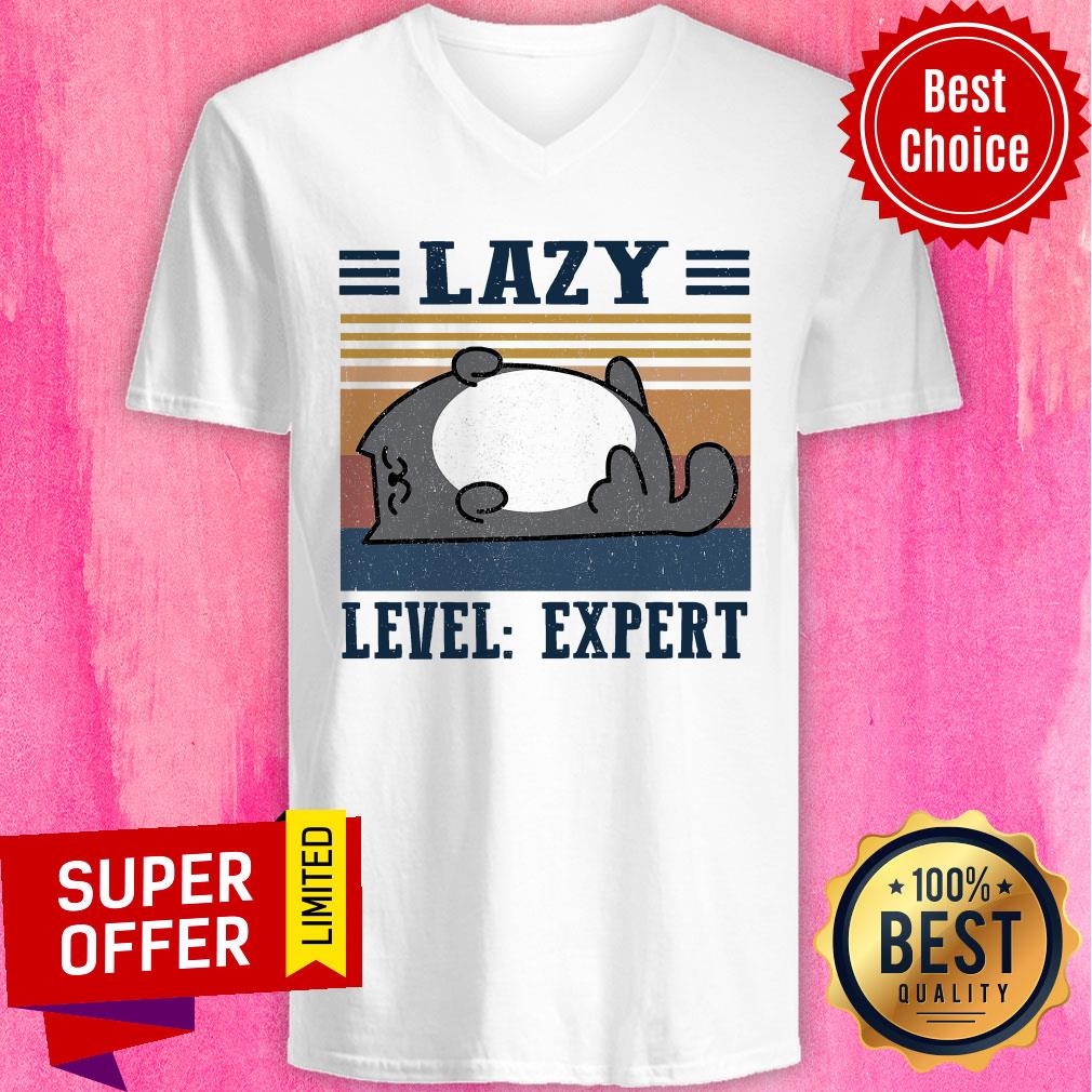 Premium Lazy Level Expert Vintage Shirt - Image 4