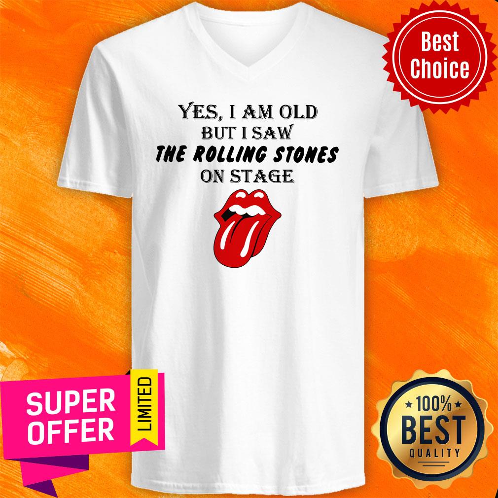 Funny Yes I Am Old But I Saw The Rolling Stones On Stage Shirt - Image 4