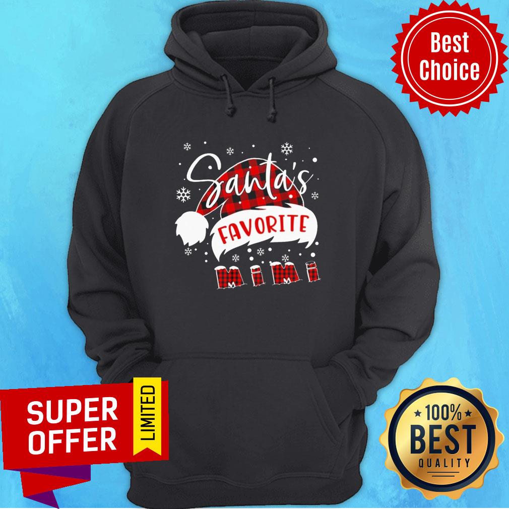 Funny Santa'S Favorite 1st Mimi Christmas Shirt - Image 2