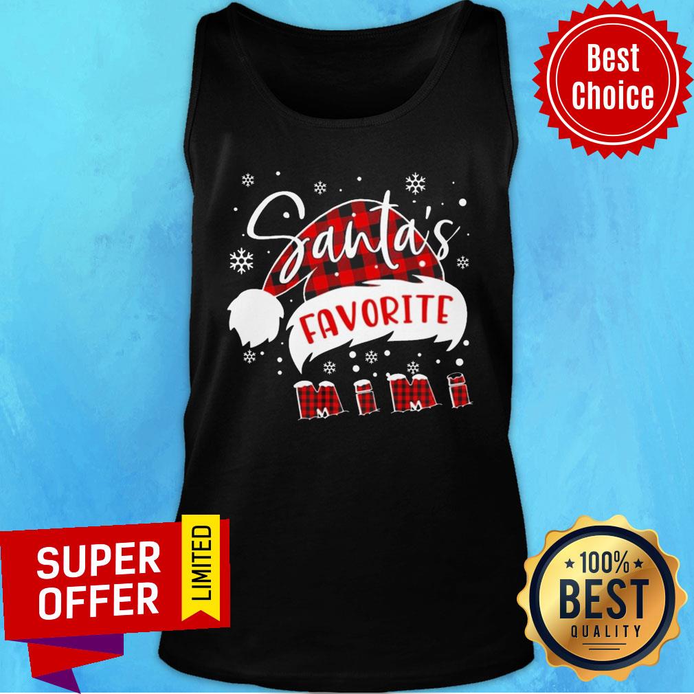 Funny Santa'S Favorite 1st Mimi Christmas Shirt - Image 4