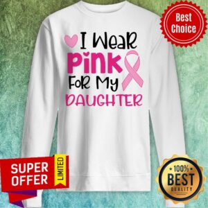 Alternative view of Official I Wear Pink For My Daughter Shirt