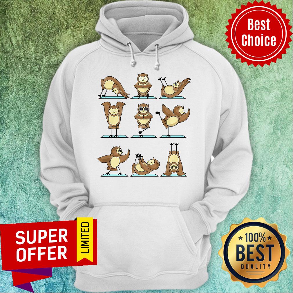 Awesome Owl Yoga Shirt - Image 3