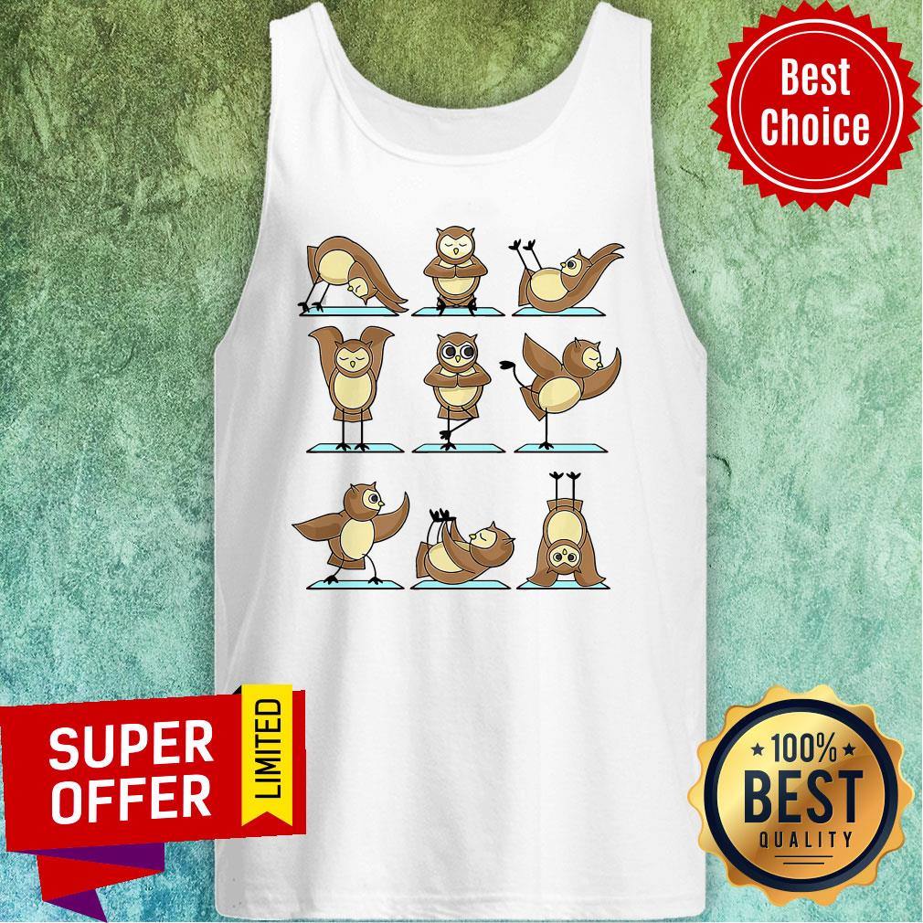 Awesome Owl Yoga Shirt - Image 5