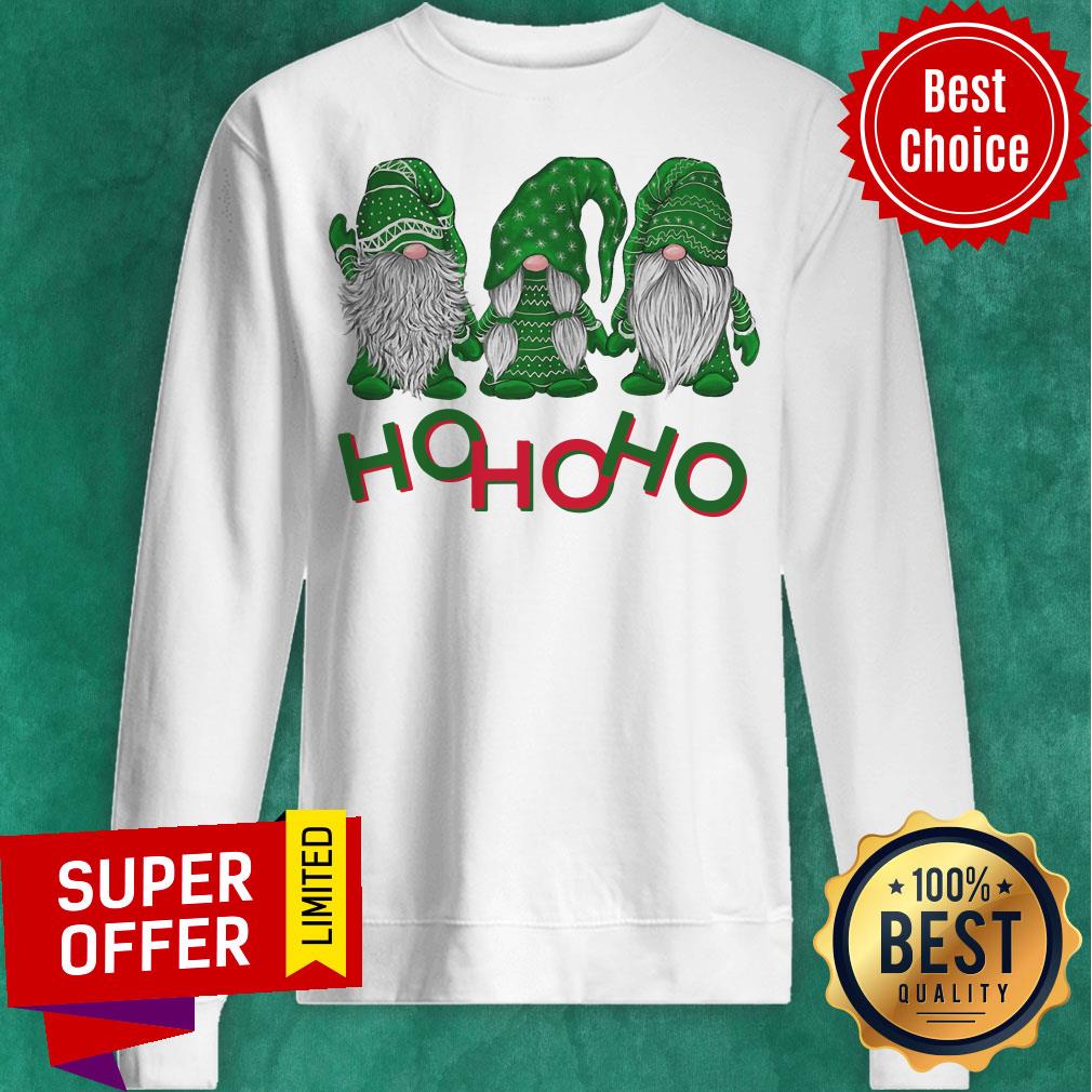 3 Wise Gnomes Christmas Pajamas Holiday Ho Ho Ho 2020 Shirt - Image 3