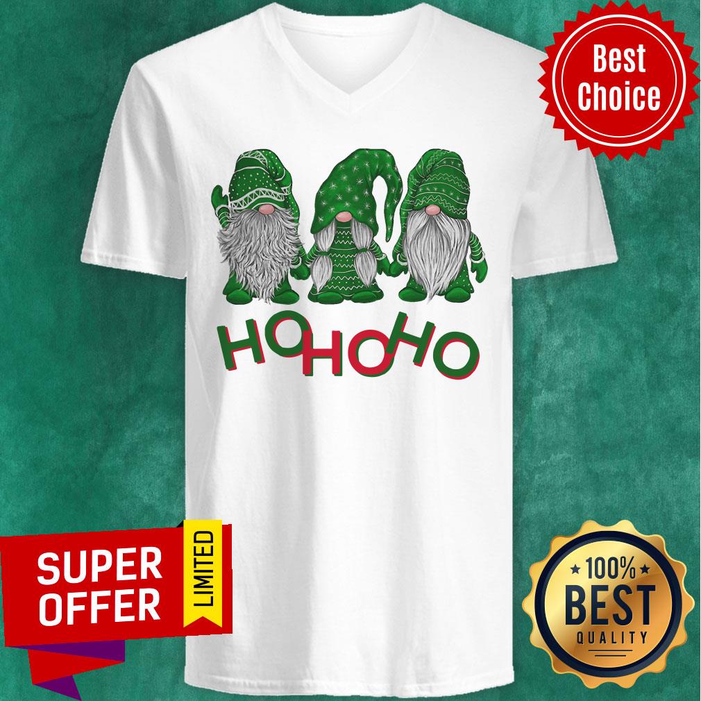 3 Wise Gnomes Christmas Pajamas Holiday Ho Ho Ho 2020 Shirt - Image 5