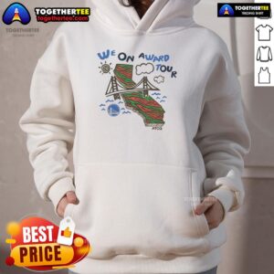 Alternative view of Top A Tribe Called Quest X Golden State Warriors We On Award Tour T-Shirt